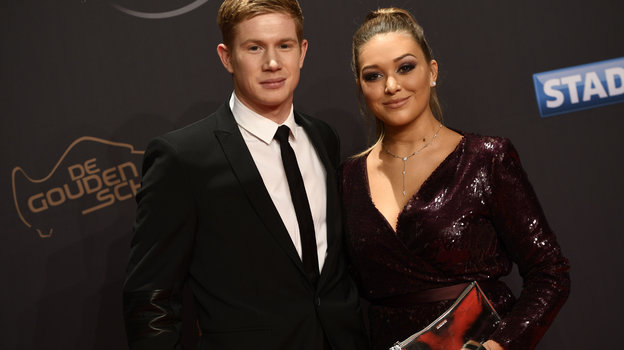 Кевин де Брейне с женой Мишель Лакруа.