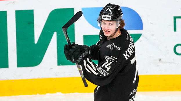 Виталий Кравцов. Хоккеист «Трактора» Виталий Кравцов.