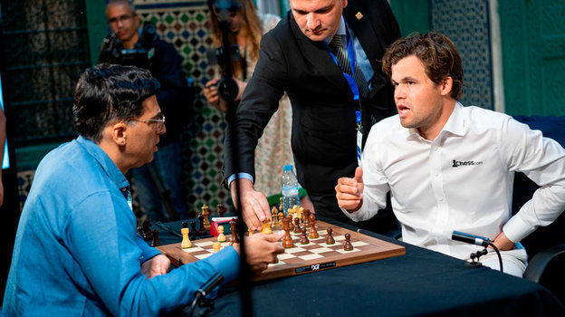 Виши Ананд и Магнус Карлсен.