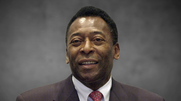 Пеле. Экс-футболист сборной Бразилии Пеле.