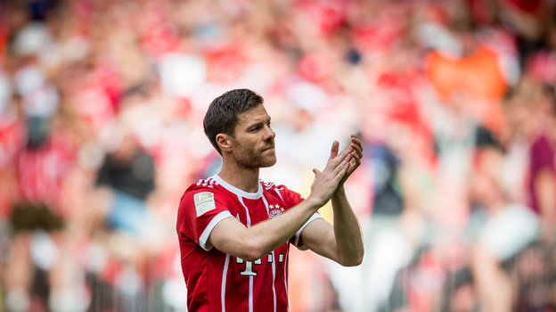 Хаби Алонсо в составе «Баварии». Хаби Алонсо в составе «Баварии».