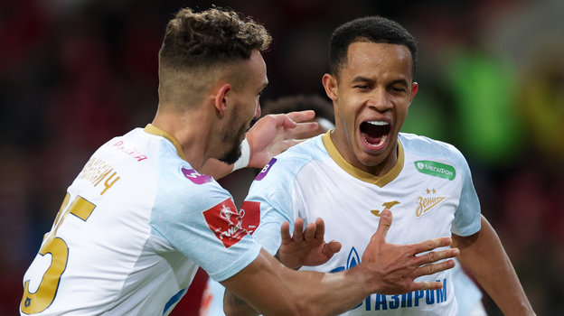 Страхинья Эракович и Педро. Футболисты «Зенита» Страхинья Эракович и Педро