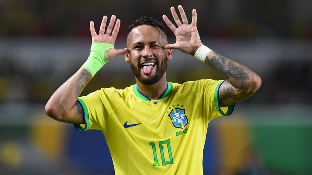 Неймар. Футболист сборной Бразилии Неймар