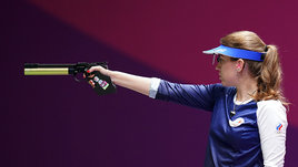 Стрелок Виталина Бацарашкина.