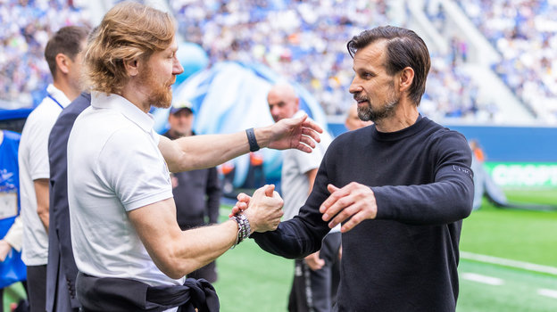 Валерий Карпин и Сергей Семак. Валерий Карпин и Сергей Семак