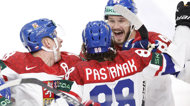 Хоккеисты сборной Чехии.