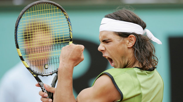 Рафаэль Надаль - победитель «Ролан Гаррос» в 2005 году. Рафаэль Надаль - победитель «Ролан Гаррос» в 2005 году
