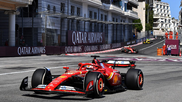 Болид Шарля Леклера на «Гран-при Монако».