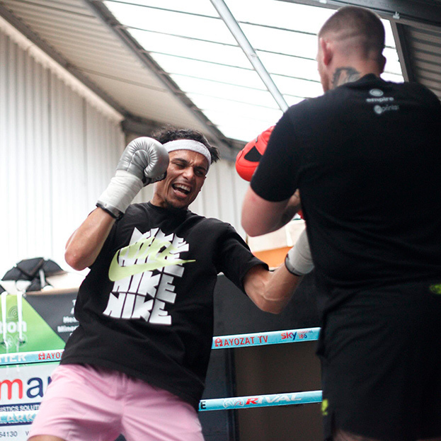 Тренировка Малика Зинада.