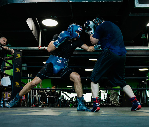 Тренировка Дмитрия Бивола.