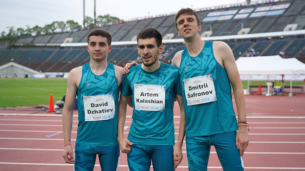 Давид Джатиев, Артем Калашян и Дмитрий Сафронов (слева направо).