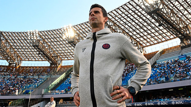 Тиагу Мотта. Главный тренер «Болоньи» Тиагу Мотта.