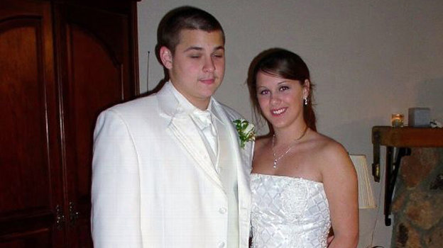Дастин Порье и его жена Джоли в старшей школе. Дастин Порье и его жена Джоли в старшей школе