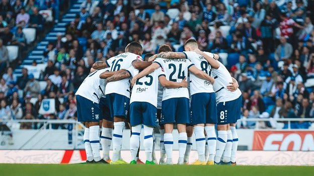 Футболисты «Балтики».