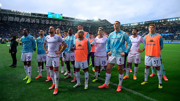 Футболисты «Фиорентины» после матча.