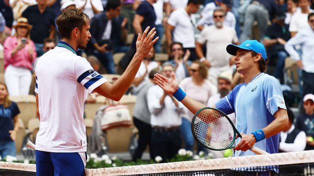 Даниил Медведев и Алекс де Минаур.