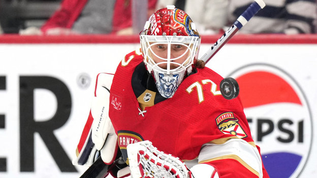 Сергей Бобровский в игре.