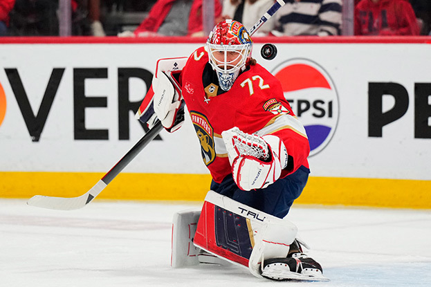 Сергей Бобровский. Голкипер «Флориды» Сергей Бобровский.