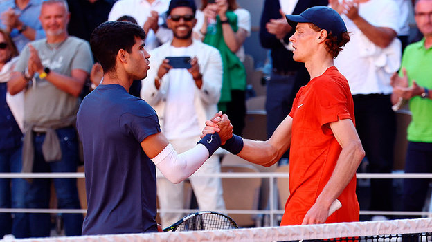 Карлос Алькарас и Янник Синнер.