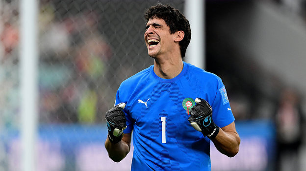 Яссин Буну - один из героев сборной Марокко на ЧМ-2022.