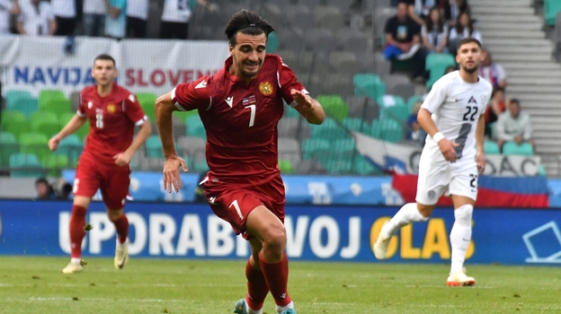 Эдгар Севикян в сборной Армении.