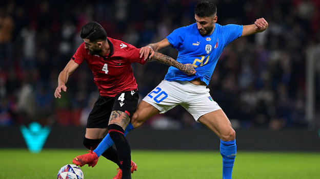 Эльсеид Хюсай и Винченцо Грифо (Албания — Италия).