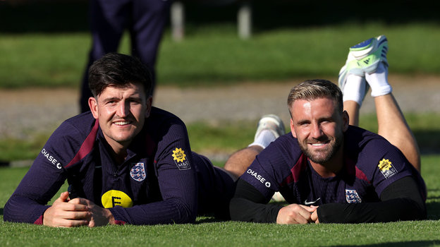 Харри Магуайр и Люк Шоу (сборная Англии).