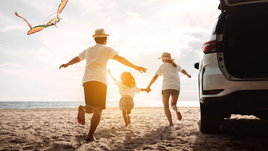 Семья на отдыхе