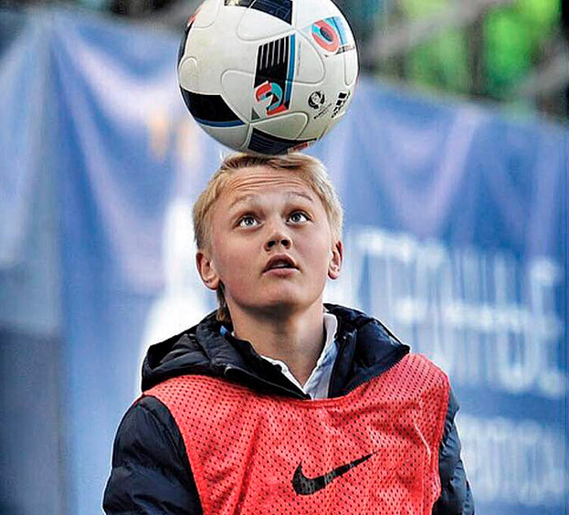 Константин Тюкавин в детстве.