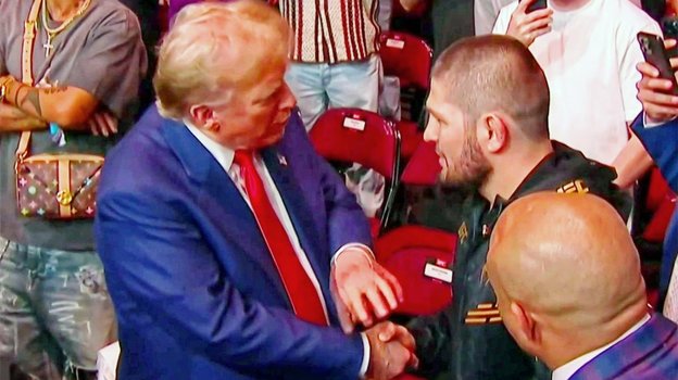 Дональд Трамп и Хабиб Нурмагомедов.