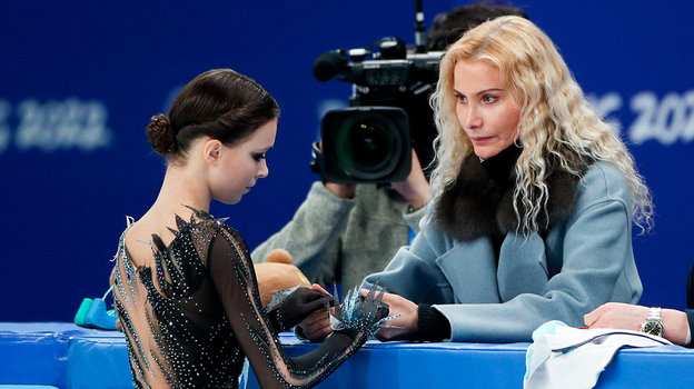 Анна Щербакова и Этери Тутберидзе.