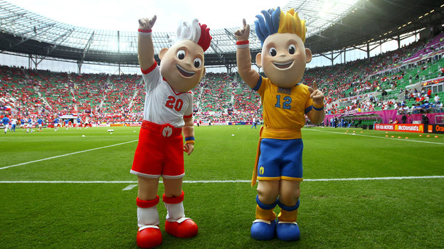 Талисманы Евро-2012 Славко и Славек. Талисманы Евро-2012 Славко и Славек