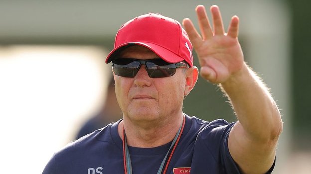 Главный тренер сборной Сербии Драган Стойкович.