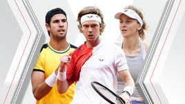 Теннисисты Карен Хачанов, Андрей Рублев и Людмила Самсонова