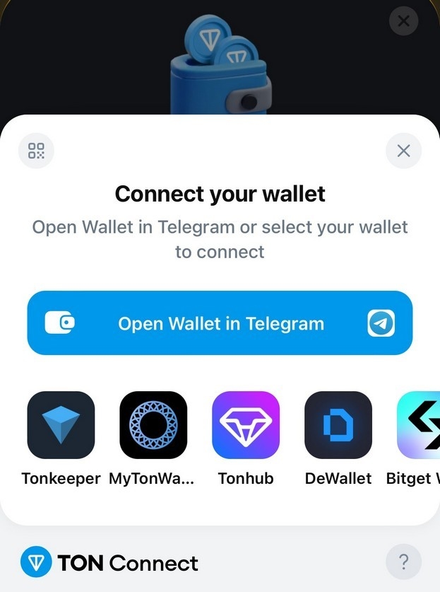 Привязка кошелька.