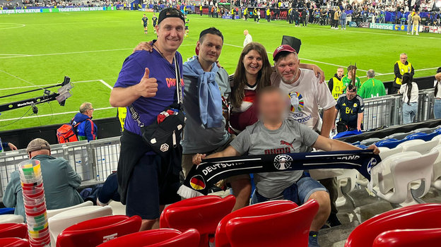 Российские болельщики на Евро-2024.