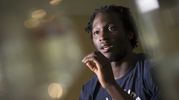 Ромелу Лукаку в молодости.