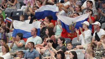 Болельщики в Казани.