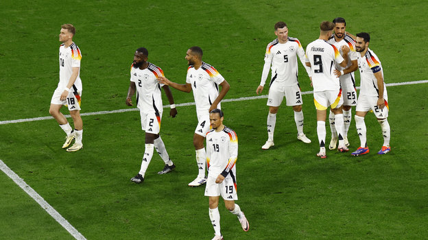 Футболисты сборной Германии.