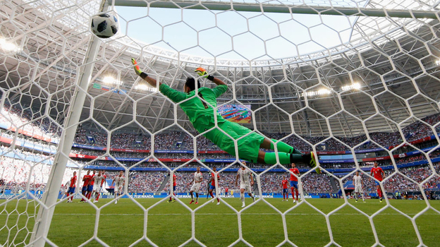 Гол Александра Коларова в ворота Коста-Рики.