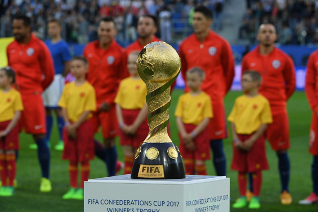 Трофей Кубка конфедераций в 2017 году. Трофей Кубка конфедераций в 2017 году