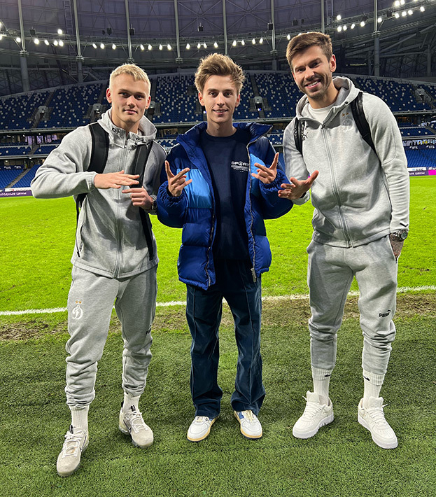 Константин Тюкавин, Влад А4 и Федор Смолов.