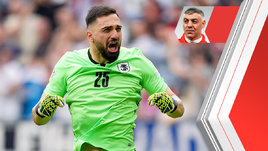 Голкипер сборной Грузии Георгий Мамардашвили.