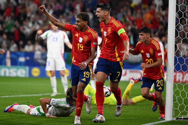 Футболисты сборной Испании обеспечили себе участие в 1/8 финала Евро-2024. Футболисты сборной Испании