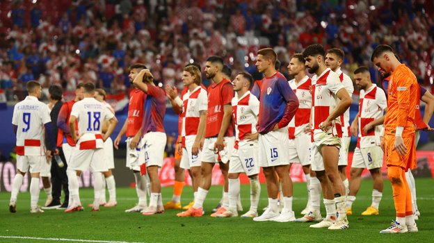 Футболисты сборной Хорватии.