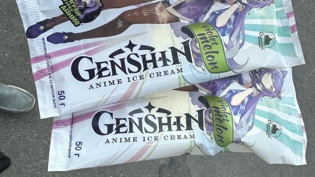 Мороженое Genshin Impact.