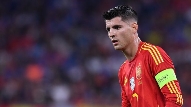 Капитан сборной Испании Альваро Мората.