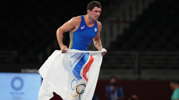 Заурбек Сидаков на Олимпиаде в Токио. Борец Заурбек Сидаков