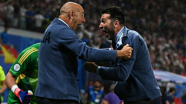 Даниеле Бальдини и Джанлуиджи Буффон. Даниеле Бальдини и Джанлуиджи Буффон