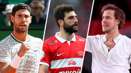 Карен Хачанов, Георгий Джикия, Никита Кацалапов.